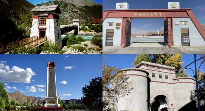 The buildings, monuments and museums of Lhasa, the capital of Tibet, which the Chinese authorities have renamed "patriotic education sites". Photo: file