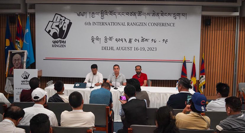 The 6th International Rangzen Conference in New Delhi from 16 to 19 August, 2023 with the participation of around 80 Rangzenpa or independent activists and supporters of Tibet. Photo: file
