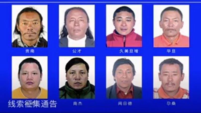 Chinese authorities detained the following Tibetans: Gonnam, Gontse, Jigme Tenzin, Palden, Lochoe, Namgayl, Nordue and Kalsang. (Photo: file)
