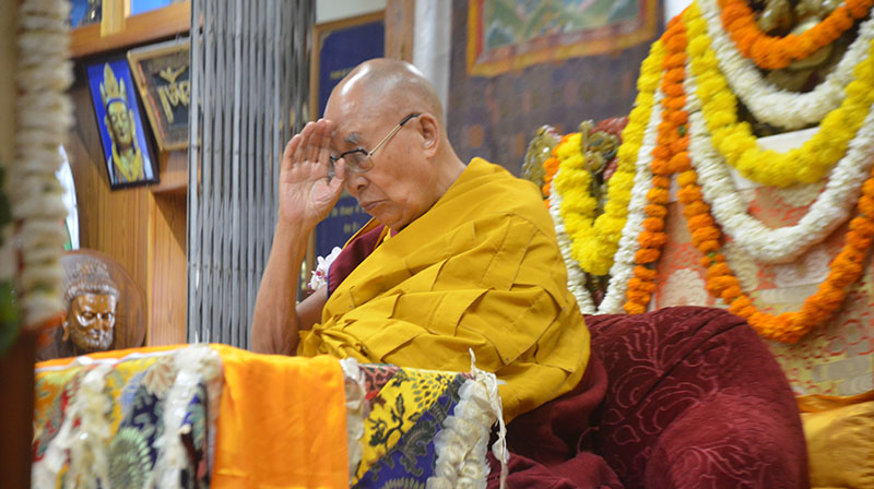 His Holiness the Dalai Lama, April 3, 2024, Dharamshala. (Photo: TPI)