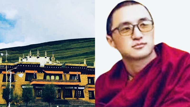 Wothok Monastery and Writer Tenzin Chenrab from Nyakchu County, Kham region, eastern Tibet. (Photo:TPI)