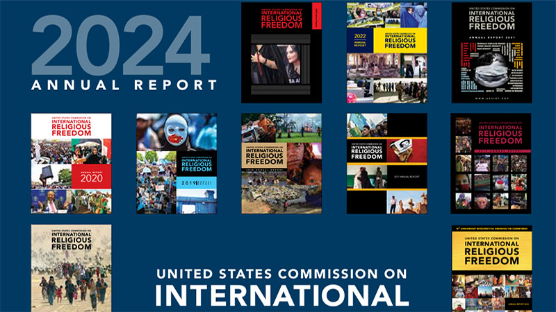 USCIRF released its anual report on religious freedom around the world on May 1, 2024. (Photo: USCIRF)
