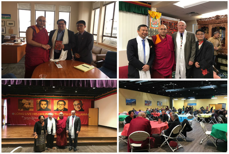 Speaker Khenpo Sonam Tenphel, of Tibetan Parliament-in-Exile, concluded his official US trip to United States, include San Francisco and other Northern California cities and then spent his last night in Salt Lake City, Utah. Photo: TPiE