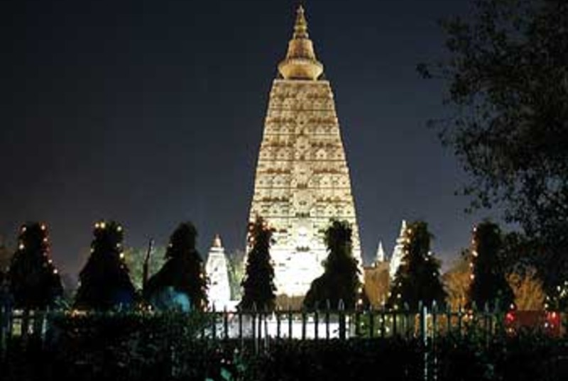 The Mahabodhi temple in Bodghaya. Photo: file