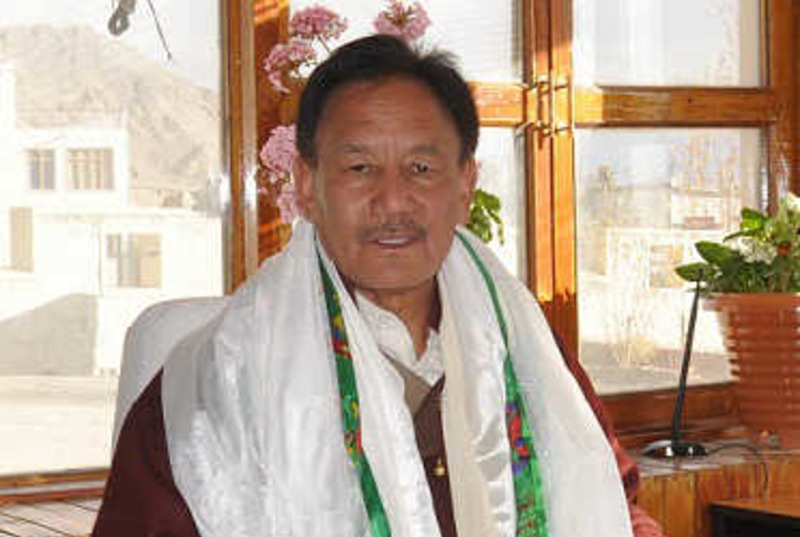 Late Dr Sonam Dawa Lonpo, Chief Executive Councillor of Ladakh Autonomous Hill Development Council. Photo: file