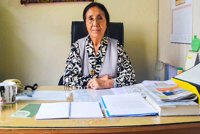 Dolma Yangchen, President of Tibetan Women's Association. Photo: TPI/Dawa Phurbu