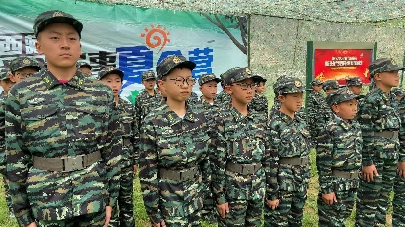 China training Young Tibetans at the Chinese camps in Konpo Nyingtri County, eastern Tibet. Photo: CTO