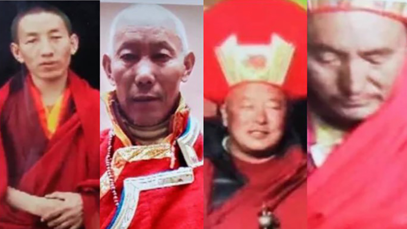 Ngawang Yeshe, Norbu Dondrub, Lobsang Jinpa and Choegyal Wangpo. photo:HRW