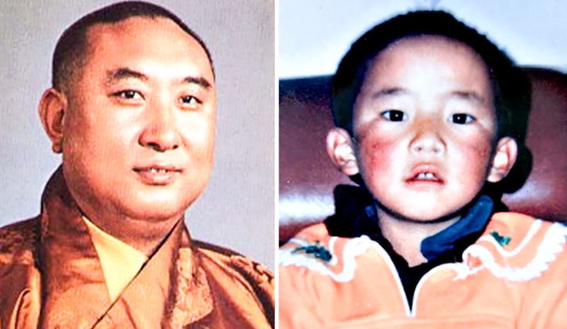 10th and 11th Panchen Lama of Tibet.  Photo: File