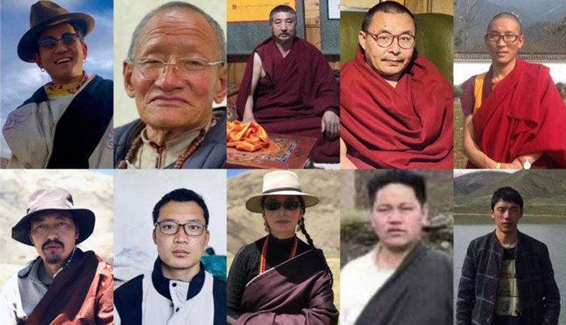 Tibetans arrested, imprisoned, died and self-immolated under the Chinese repressive regime in 2022. Photo: file