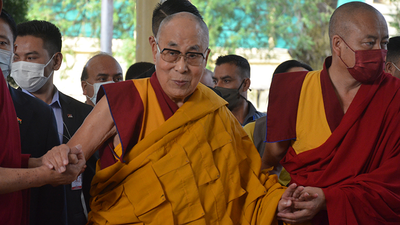 His Holiness the Dalai Lama, spiritual leader of Tibet, in Dharamshala, on June 2, 2022. Photo: TPI