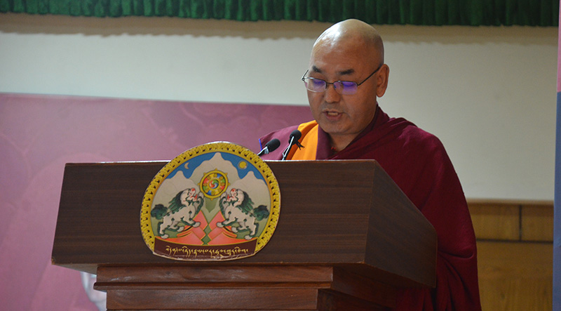 Khenpo Sonam Tenphel, Speaker of the Tibetan Parliament-in-Exile. Photo: TPI