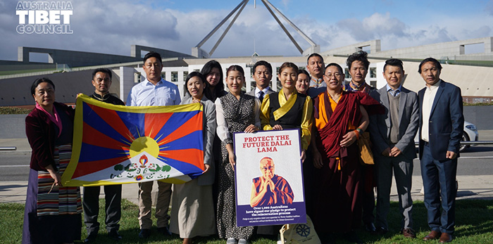 Tibetan delegates and members of Australia Tibet Council on November 21, 2022. Photo: ATC