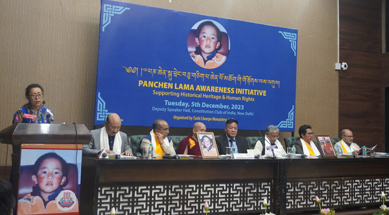 The "Panchen Lama Awareness Initiative" at the Constitution Club of India, New Delhi, India, on December 5, 2023. (Photo: CTA)