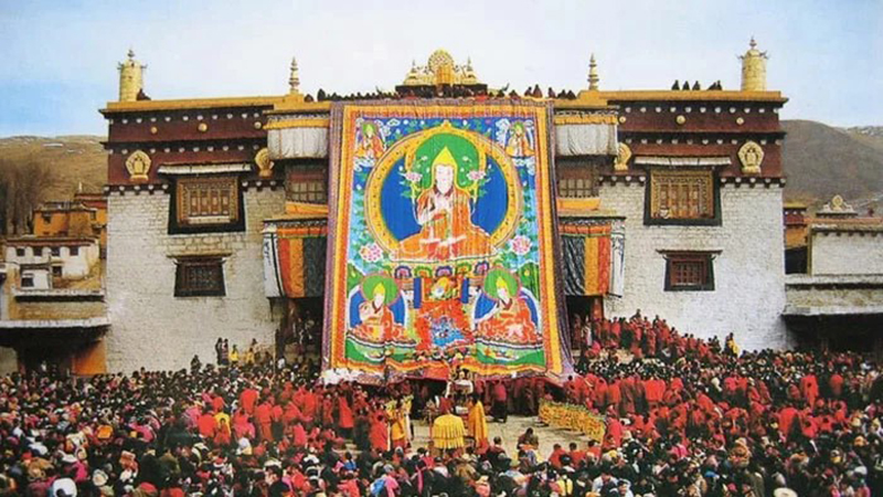 The Tibetan holy month, the Saga Dawa festival in Tibet. Photo: file