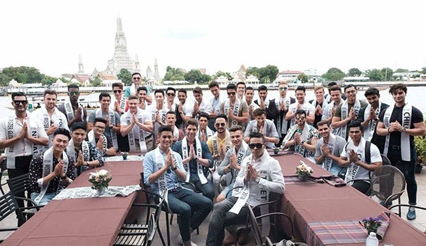 All the contestants visited  Wat Arun temple and Chao Phraya river in Bangkok, Thailand, on July 16, 2018. Photo: MG 