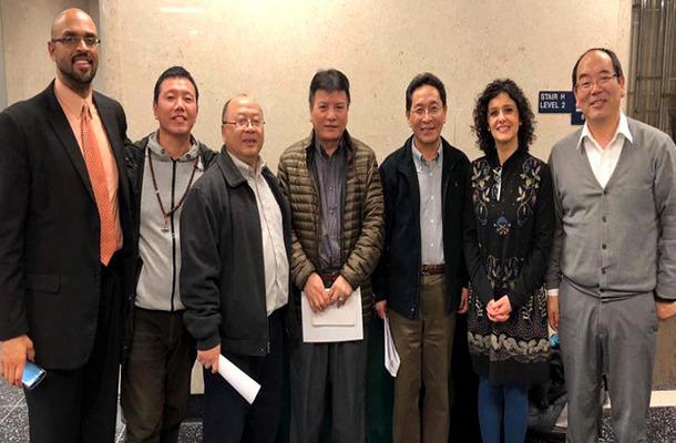 Representatives of the Wisconsin Tibetan Association and supporters at the Common Council meeting in Madison city, Wisconsin on February 27, 2018. Photo: file