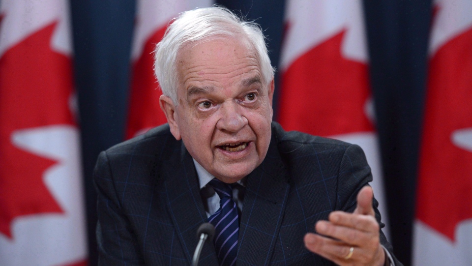 Canadian ambassador to China John McCallum speaks during a press conference in Ottawa. (Sean Kilpatrick/The Canadian Press)