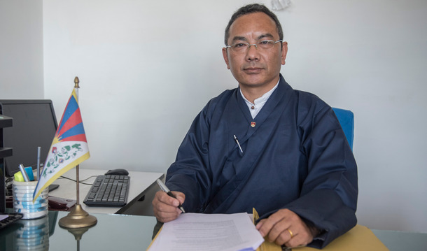 Secretary Tsewang Gyalpo Arya, Department of Information and International Relations, CTA. Photo/Tenzin Jigme/CTA