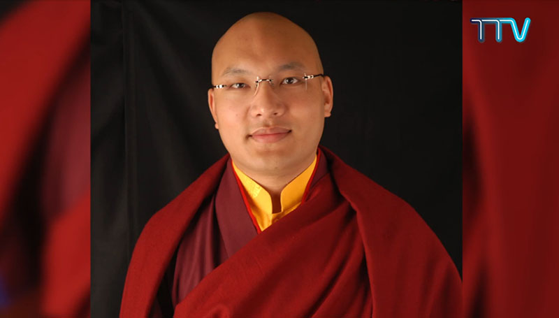 His Eminence the 17th Karmapa Rinpoche.  Photo: screenshot from TTV 